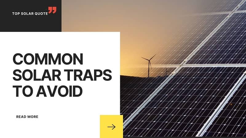 solar traps to avoid